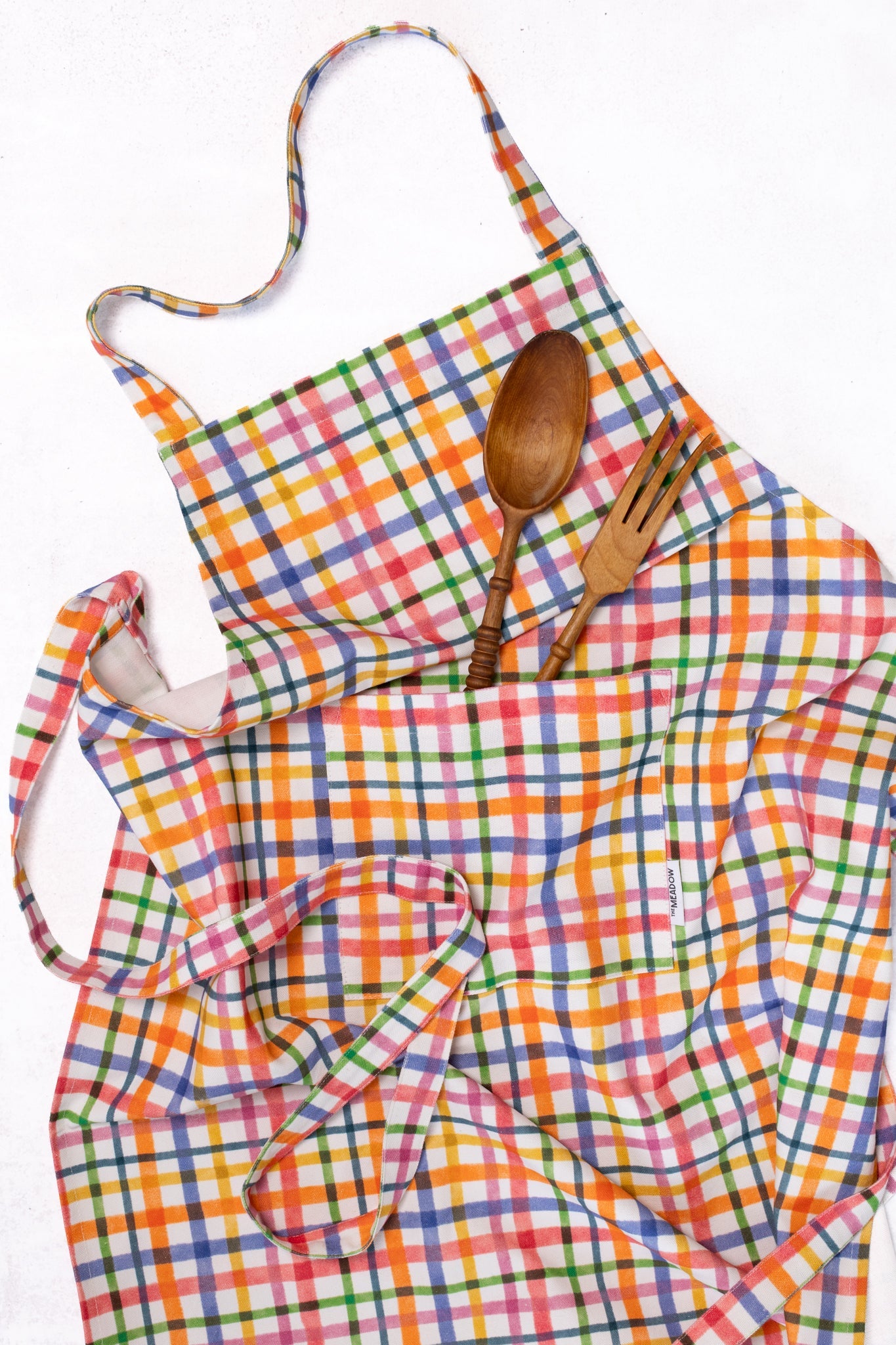Joyful Check Apron